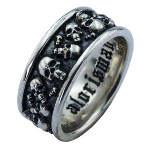 Серебряное кольцо 1856 "Черепа"